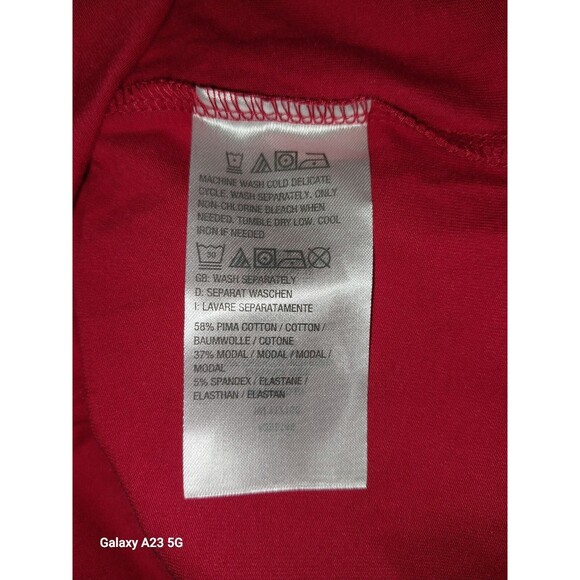 Belle By Kim Gravel Women’s Medium Tank Top Lot Of 2 Green Red - Picture 5 of 11